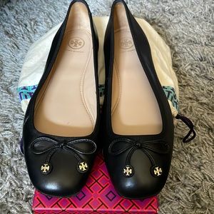 Tory Burch  Laila Driver Ballet Flats - Black size 10
